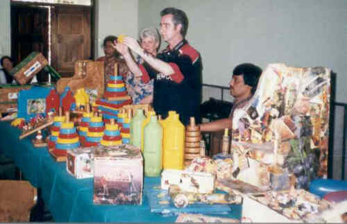 Presenting the toys